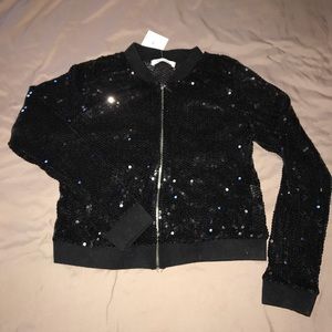 Sequin Bomber Jacket!